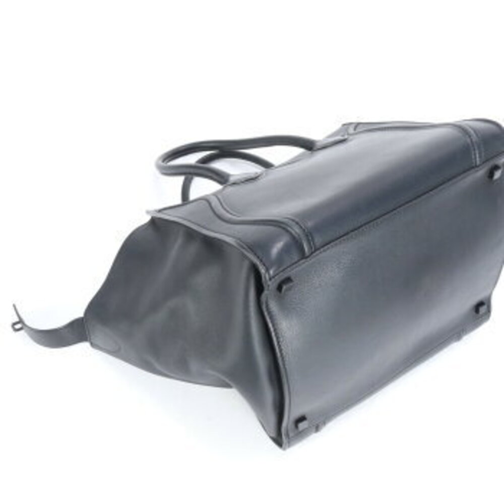 Celine Luggage Phantom leather Shoulder Bag Tote black - Picture 8 of 11